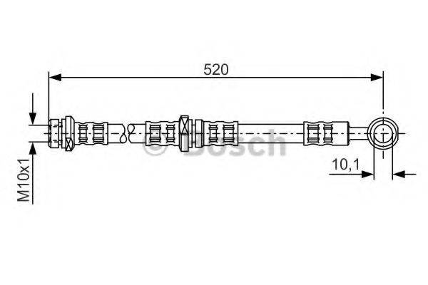 BOSCH 1987476768 Гальмівний шланг