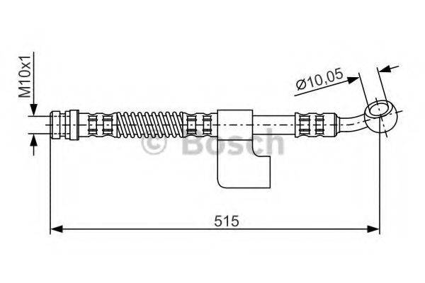 BOSCH 1987476899 Гальмівний шланг