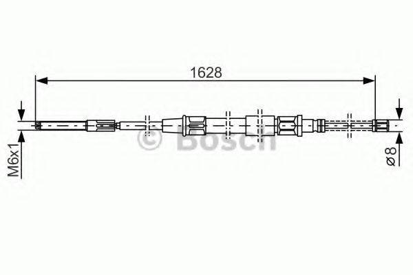 BOSCH 1987477169 Трос, стоянкова гальмівна система