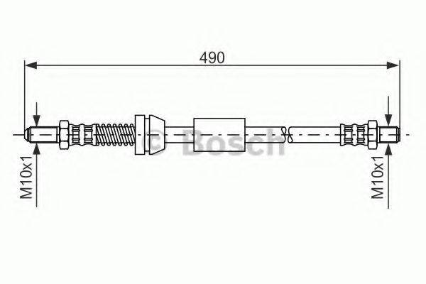 BOSCH 1987481069 Гальмівний шланг