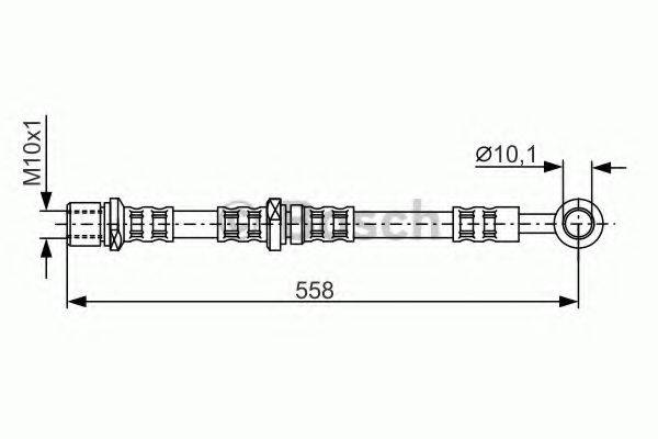 BOSCH 1987481137 Гальмівний шланг