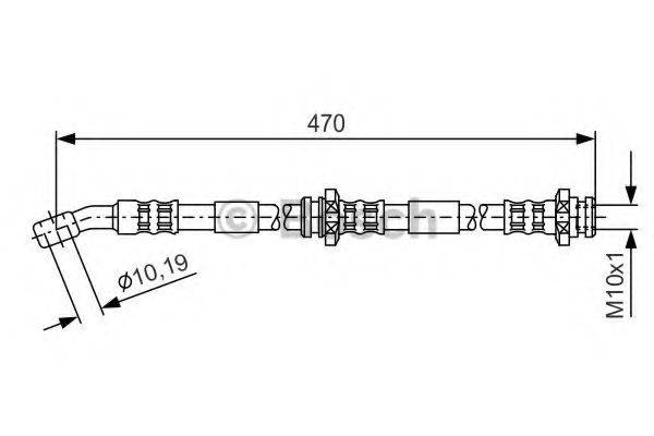 BOSCH 1987481149 Гальмівний шланг