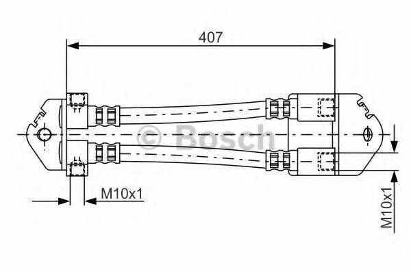 BOSCH 1987481167 Гальмівний шланг