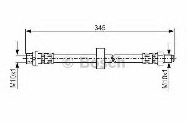 BOSCH 1987481168 Гальмівний шланг