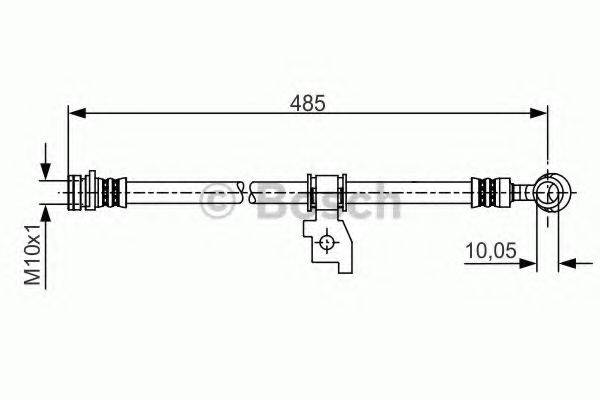 BOSCH 1987481205 Гальмівний шланг