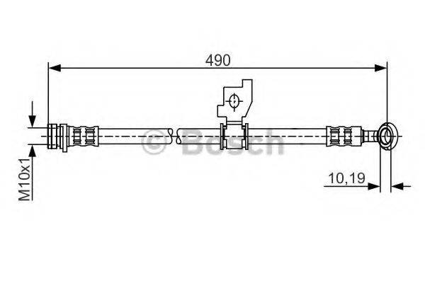 BOSCH 1987481206 Гальмівний шланг