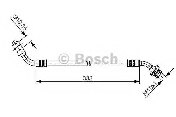 BOSCH 1987481229 Гальмівний шланг