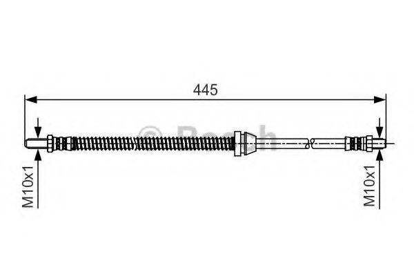 BOSCH 1987481238 Гальмівний шланг