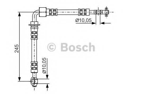 BOSCH 1987481282 Гальмівний шланг