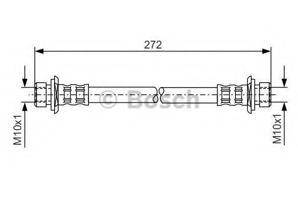 BOSCH 1987481307 Гальмівний шланг
