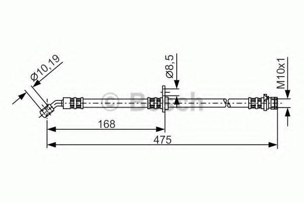 BOSCH 1987481326 Гальмівний шланг