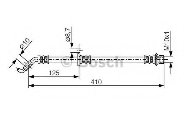 BOSCH 1987481360 Гальмівний шланг