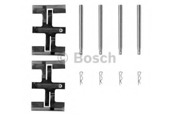 BOSCH 1987474104 Комплектуючі, колодки дискового гальма