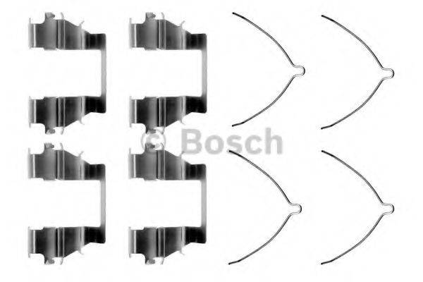 BOSCH 1987474163 Комплектуючі, колодки дискового гальма