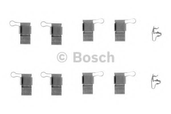 BOSCH 1987474364 Комплектуючі, колодки дискового гальма