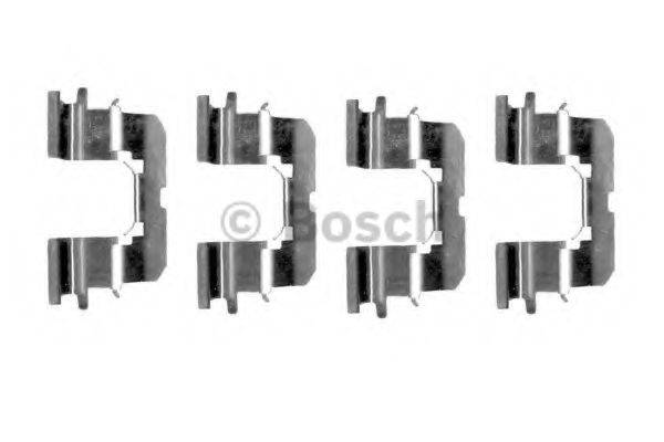 BOSCH 1987474374 Комплектуючі, колодки дискового гальма