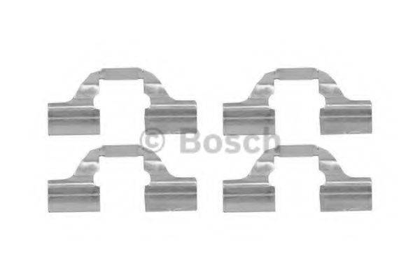 BOSCH 1987474435 Комплектуючі, колодки дискового гальма