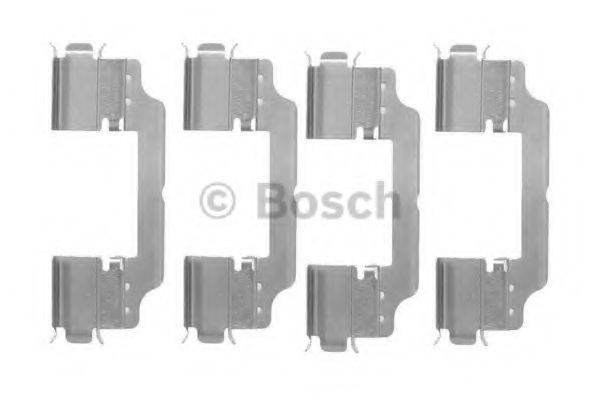 BOSCH 1987474451 Комплектуючі, колодки дискового гальма