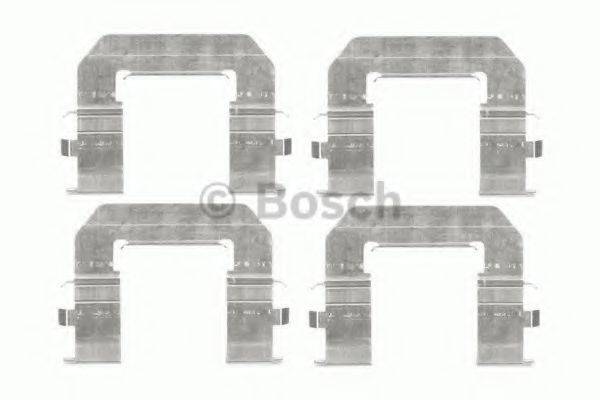 BOSCH 1987474480 Комплектуючі, колодки дискового гальма