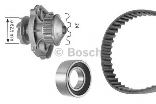 BOSCH 1987948799 Водяний насос + комплект зубчастого ременя