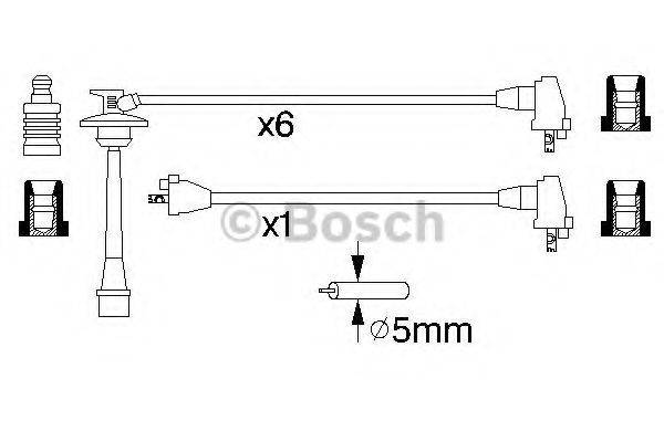 BOSCH 0986356924 Комплект дротів запалювання