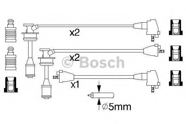 BOSCH 0986356934 Комплект дротів запалювання