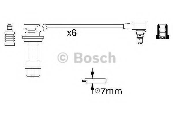 BOSCH 0986356947 Комплект дротів запалювання