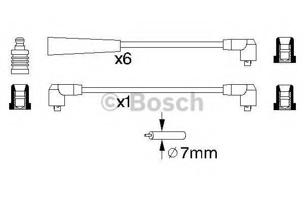 BOSCH 0986356958 Комплект дротів запалювання