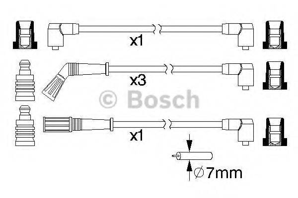 BOSCH 0986357183 Комплект дротів запалювання