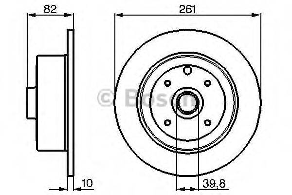BOSCH 0986478328 гальмівний диск