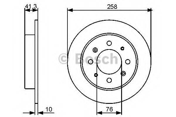 BOSCH 0986479462 гальмівний диск