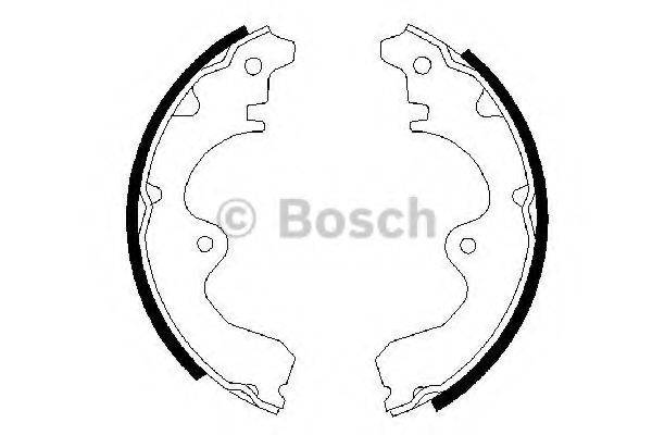 BOSCH 0986487239 Комплект гальмівних колодок