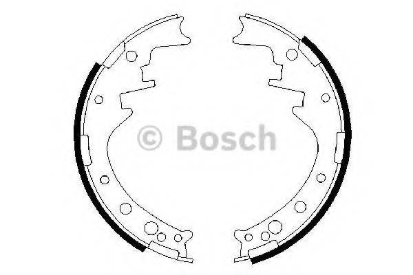 BOSCH 0986487292 Комплект гальмівних колодок