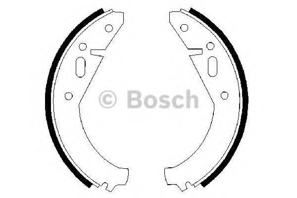 BOSCH 0986487321 Комплект гальмівних колодок