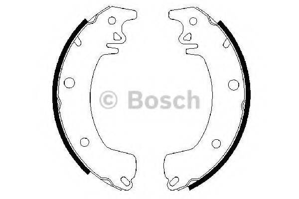 BOSCH 0986487378 Комплект гальмівних колодок