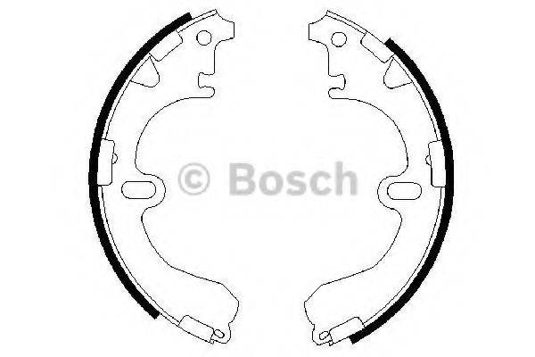 BOSCH 0986487422 Комплект гальмівних колодок