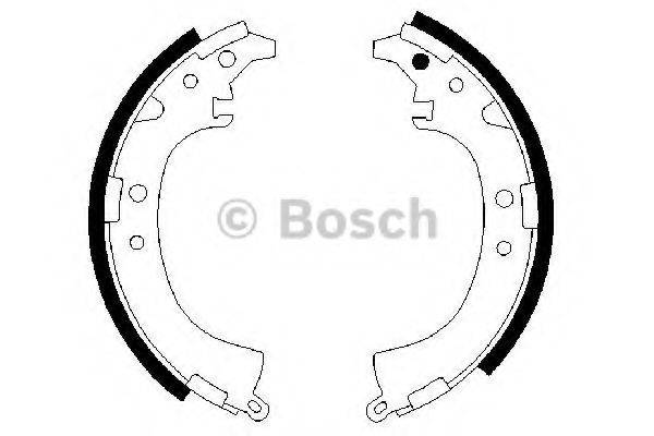 BOSCH 0986487424 Комплект гальмівних колодок