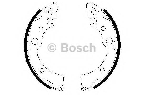 BOSCH 0986487460 Комплект гальмівних колодок