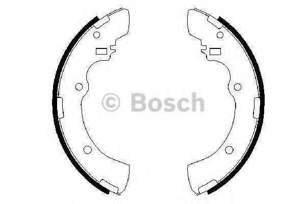 BOSCH 0986487479 Комплект гальмівних колодок