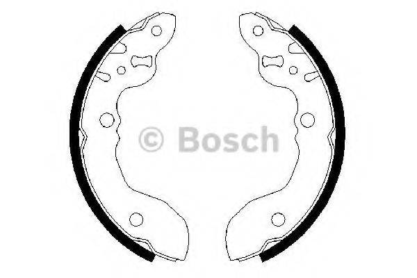 BOSCH 0986487490 Комплект гальмівних колодок