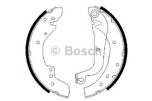 BOSCH 0986487547 Комплект гальмівних колодок