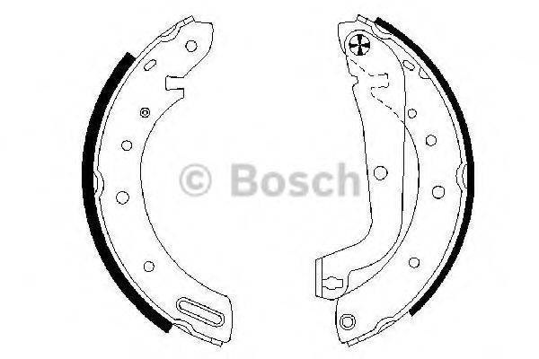 BOSCH 0986487583 Комплект гальмівних колодок