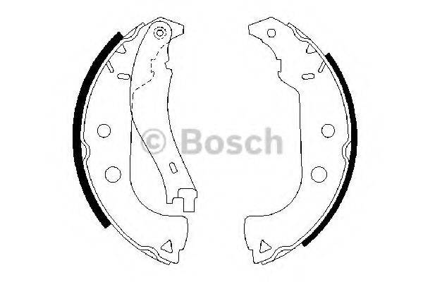 BOSCH 0986487629 Комплект гальмівних колодок