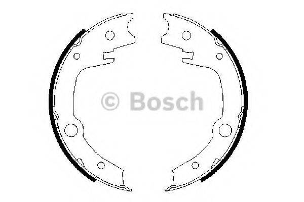 BOSCH 0986487679 Комплект гальмівних колодок, стоянкова гальмівна система