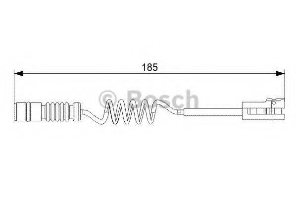 BOSCH 1987473007 Сигналізатор, знос гальмівних колодок