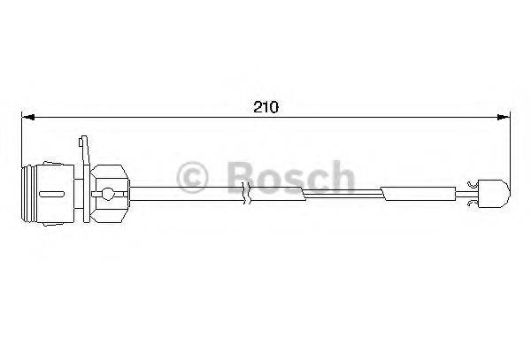 BOSCH 1987474938 Сигналізатор, знос гальмівних колодок