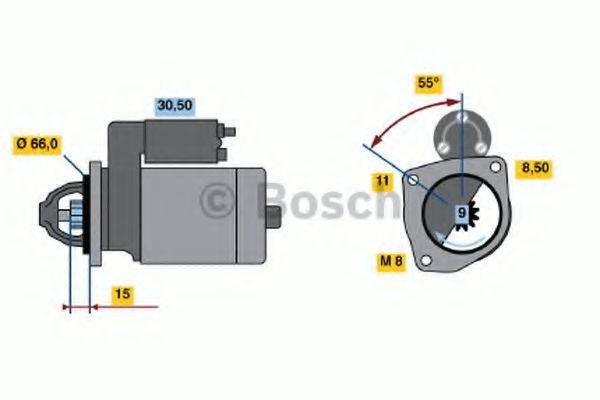 BOSCH 0001107097 Стартер