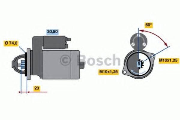 BOSCH 0001108118 Стартер