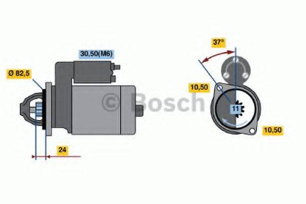 BOSCH 0001109033 Стартер