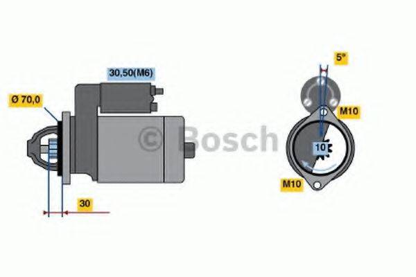 BOSCH 0001109262 Стартер